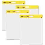 Self-Stick Wall Pad, 20 x 23, White, 20 Sheets, 4/Carton