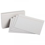 Heavyweight Ruled Index Cards, 3 x 5, White, 100/PK