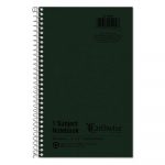 Earthwise by 100% Recycled One-Subject Notebook, 1 Subject, Narrow Rule, Green Cover, 8 x 5, 80 Pages