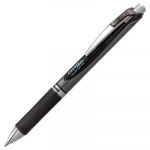 EnerGel RTX Retractable Gel Pen, Bold 1mm, Black Ink, Black/Gray Barrel