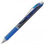 EnerGel RTX Retractable Gel Pen, Bold 1mm, Blue Ink, Black/Gray Barrel
