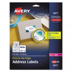 Vibrant Color Printing Mailing Labels, Copiers and Laser Printers, 1.25 x 2.38, White, 18/Sheet, 25 Sheets/Pack