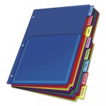 Expanding Pocket Index Dividers, 8-Tab, 11 x 8.5, Assorted, 20 Sets