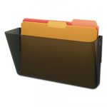 DocuPocket Stackable Wall Pocket, Letter, 13 x 7 x 4, Smoke