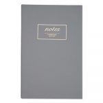 Workstyle Notebook, 1 Subject, Wide/Legal Rule, Gray Cover, 8.5 x 5.5, 80 Pages
