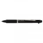 EnerGel 2S Retractable Ballpoint Pen, 0.5mm, Black/Red Ink, Black Barrel