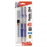 QUICK CLICK Mechanical Pencil, HB, No.2, 0.5 mm, Assorted Barrel, 2/Pack