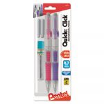 QUICK CLICK Mechanical Pencil, HB, No.2, 0.7 mm, Assorted Barrel, 2/Pack