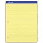 Double Sheet Pads, Pitman Rule, 8.5 x 11.75, Canary, 100 Sheets