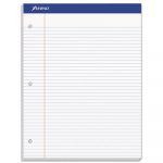 Double Sheet Pads, Narrow Rule, 8.5 x 11.75, White, 100 Sheets
