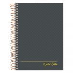 Gold Fibre Personal Notebooks, 1 Subject, Medium/College Rule, Designer Gray Cover, 7 x 5, 100 Pages