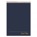 Gold Fibre Wirebound Writing Pad w/ Cover, 1 Subject, Project Notes, Navy Cover, 8.5 x 11.75, 70 Pages