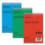 Memo Books, Narrow Rule, 6 x 4, White, 40 Sheets, 3/Pack