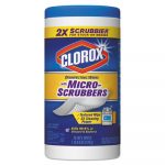 Disinfecting Wipes with Micro-Scrubbers, Crisp Lemon, 7 x 8, 70/Canister
