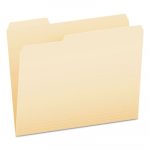 Smart Shield Top Tab File Folders, 1/3-Cut Tabs, Letter Size, Manila, 100/Box