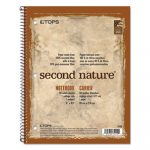 Second Nature Single Subject Wirebound Notebooks, 1 Subject, Medium/College Rule, Tan/Brown Cover, 11 x 8.5, 50 Pages