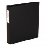 Economy Non-View Binder with Round Rings, 3 Rings, 1.5" Capacity, 11 x 8.5, Black