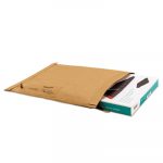 Jiffy Padded Mailer, #0, Paper Lining, Self-Adhesive Closure, 6 x 10, Natural Kraft, 250/Carton