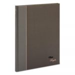 Royale Casebound Business Notebook, College, Black/Gray, 10.5 x 8, 96 Pages