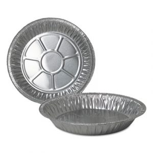 Aluminum Pie Pans, 9" Dia., Deep, 500/Carton
