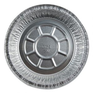 Aluminum Round Containers with Board Lid, 7", 250/Carton