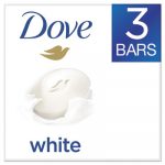 White Beauty Bar, Light Scent, 3.17 oz, 3/Pack
