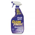 Clean Finish Disinfectant Cleaner, 32 oz Bottle, Herbal
