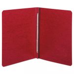 Presstex Report Cover, Side Bound, Prong Clip, Letter, 3" Cap, Executive Red