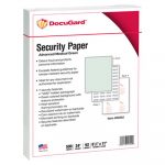 Medical Security Papers, 24lb, 8.5 x 11, Green, 500/Ream