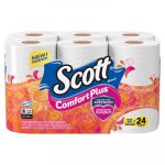 ComfortPlus Toilet Paper, Double Roll, Bath Tissue, 1-Ply, 231, 12 Roll/Pack