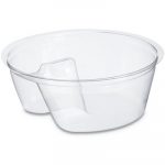 Single Compartment Cup Insert, 3 1/2 oz, Clear, 1000/Carton