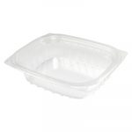 ClearPac Clear Container, 8 oz, 5.9 x 4.9 x 1.3, Clear, 1008/Carton