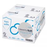 Heavenly Soft Toilet Tissue, 2-Ply, 4.1" x 146 ft, 500 Sheets/Roll, 96 RL/Carton