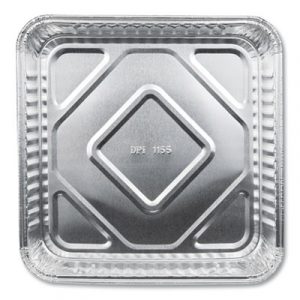 Aluminum Square Cake Pans, 8" x 8", 500/Carton