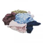Colored T-shirt Rags, Cotton, Assorted, 25/Box