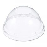 Lids for Foam Cups and Containers, Clear, 1000/Carton