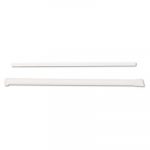Jumbo Straws, 7 3/4", Plastic, Translucent, 500/Box, 4 Boxes/Carton
