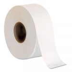 Jumbo Jr. One-Ply Bath Tissue Roll, 9" diameter, 2000ft, 8 Rolls/Carton