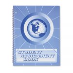 Student Assignment Book, 40 Weeks, 11 x 8-1/2, Laminated Cover