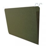 Hanging File Folders with Innovative Top Rail, Legal Size, 1/4-Cut Tab, Standard Green, 20/Pack