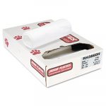 Industrial Strength Commercial Coreless Roll Can Liners, 60 gal, 13 microns, 38" x 60", Natural, 200/Carton