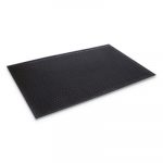 Crown-Tred Indoor/Outdoor Scraper Mat, Rubber, 43 3/4 x 66 3/4, Black