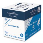 Great White 30 Recycled Print Paper, 92 Bright, 20lb, 8.5 x 11, White, 2,500 Sheets/Carton