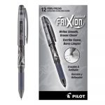 FriXion Point Erasable Stick Gel Pen, Extra-Fine 0.5mm, Black Ink, Black Barrel