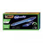 Gel-ocity Quick Dry Retractable Gel Pen, Medium 0.7mm, Blue Ink/Barrel, Dozen
