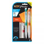 Velocity Max Pencil, HB2, No. 2, 0.9 mm, Assorted Barrels, 2/PK
