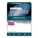 POLARIS Premium Laser Paper, 98 Bright, 24lb, 8.5 x 11, White, 500/Ream