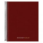 Docket Gold Planners & Project Planners, Narrow, Black, 8.5 x 6.75, 70 Pages
