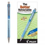 Better Retractable Ballpoint Pen, Medium 1mm, Blue Ink, Translucent Blue Barrel, Dozen