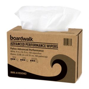 Advanced Performance Wipers, White, 9x16 3/4, 10 Pack Dispensers of 100, 1000/Ct